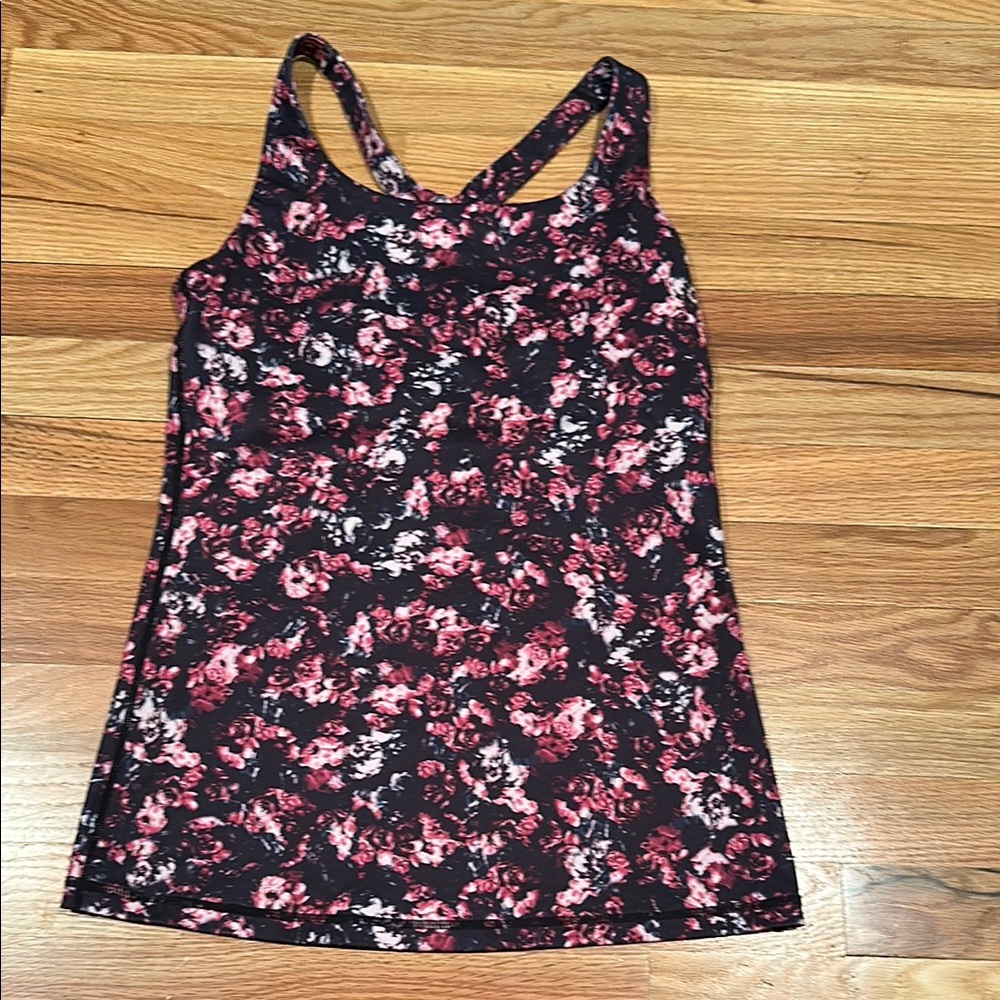 Kira Grace Floral Print Women's Yoga Top